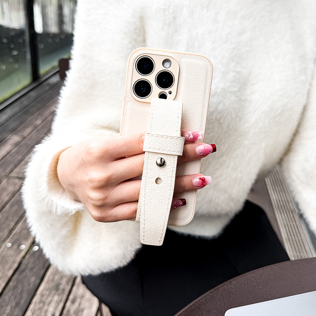 Classic Band Leather iphone Case