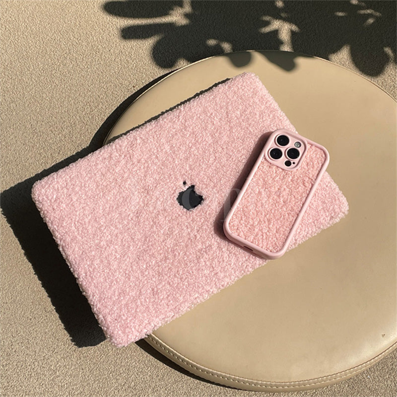 Blush Cozy Macbook skin