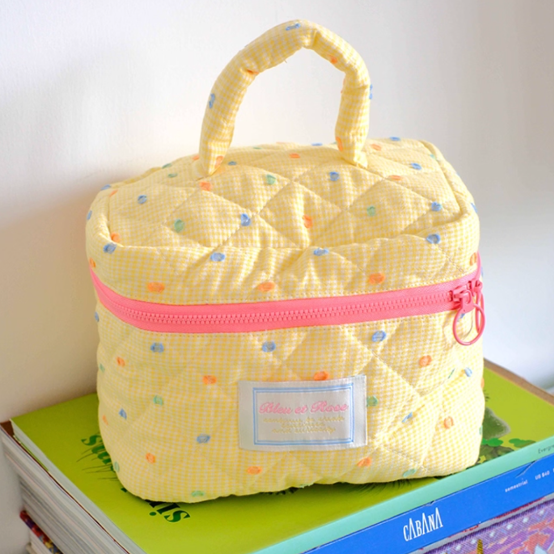 candy quilting bag travel pouch (2color)