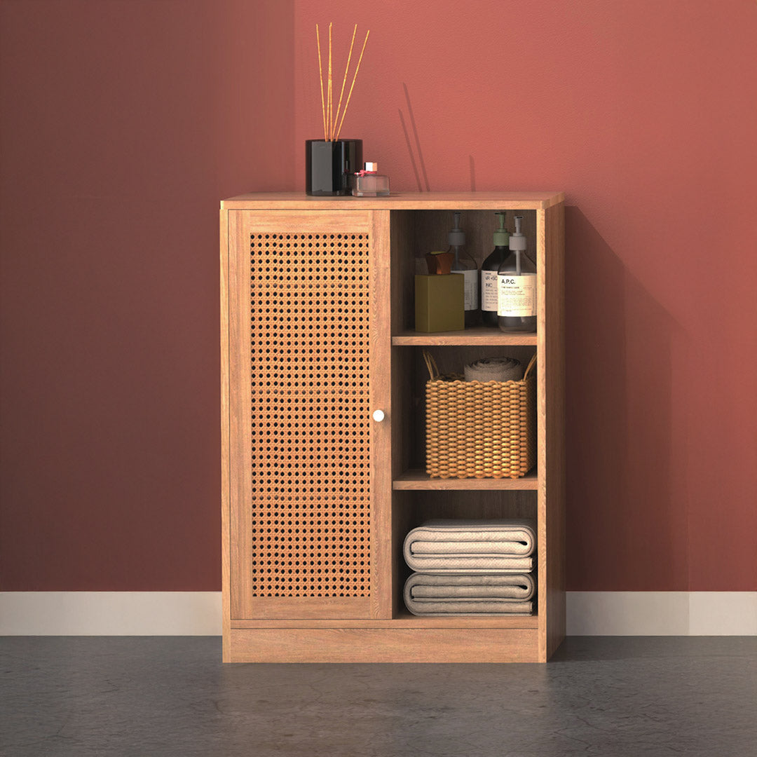 【即納】Cane Weave Rattan Cabinet (2size)