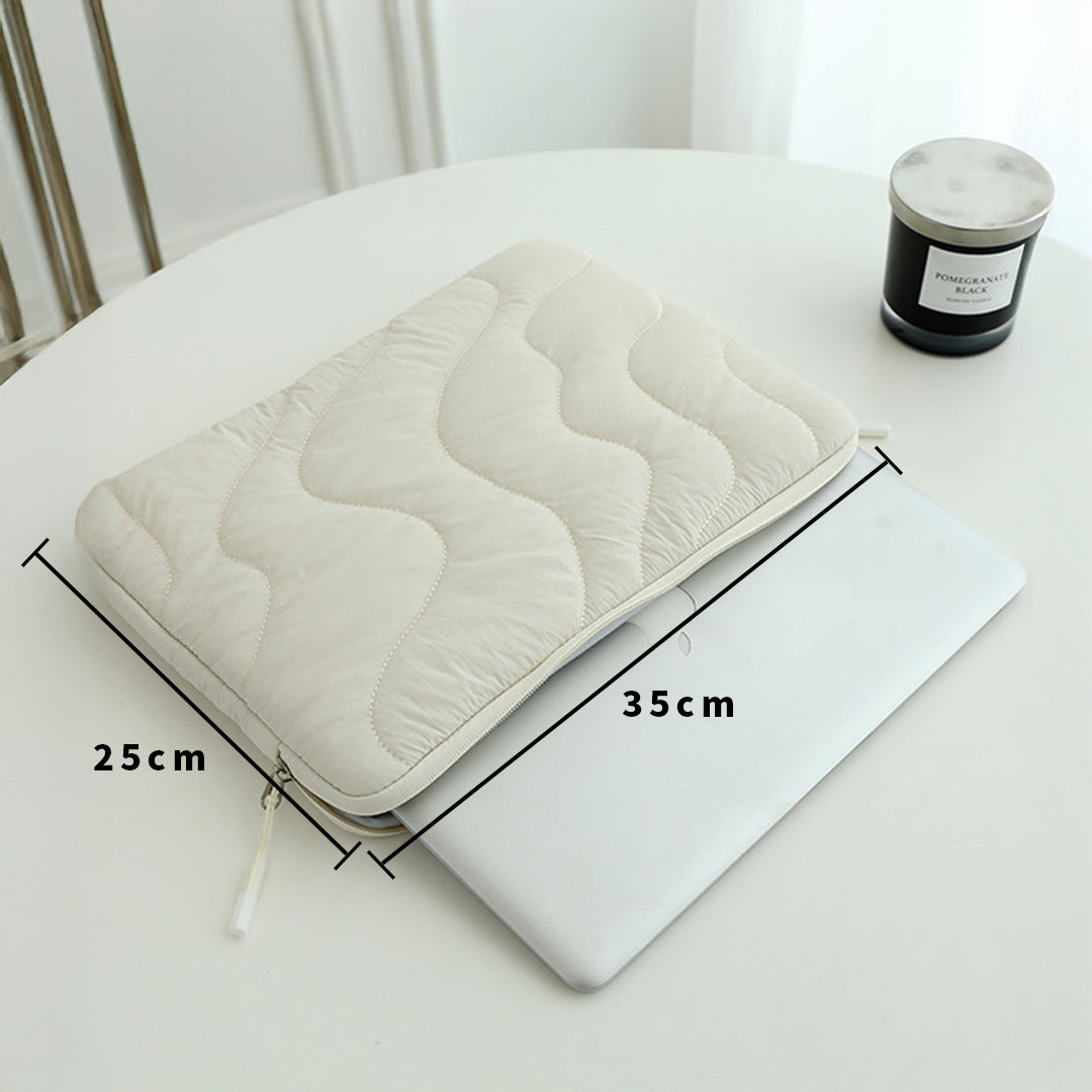 Puffy Quilted Laptop Case for MacBook & Notebook