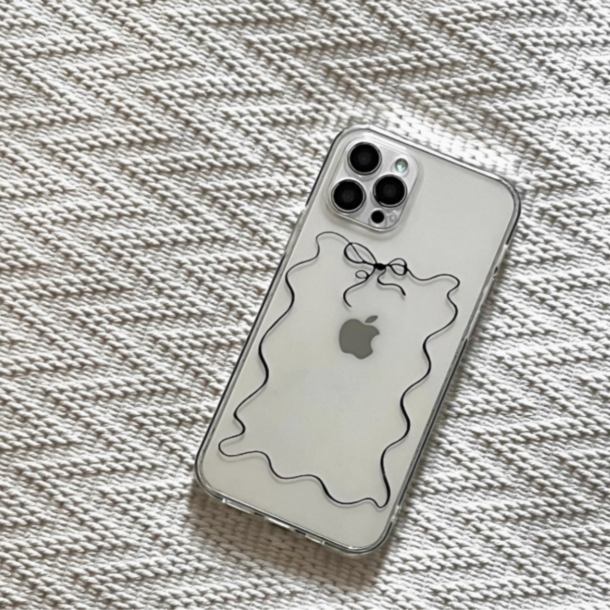 ribbon frame iPhone case