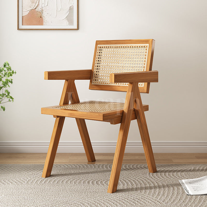 rattan wood chair(4colors)