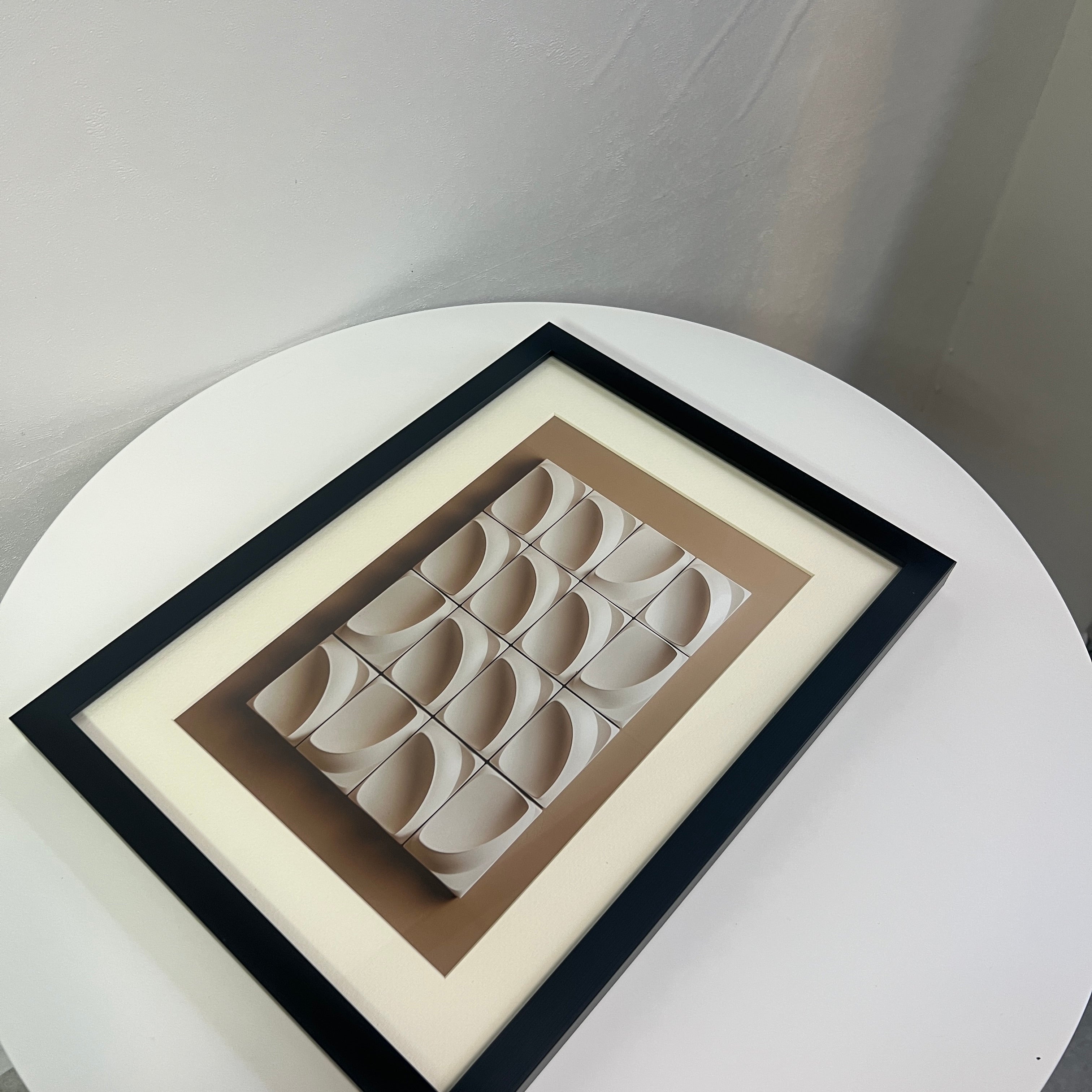 【即納】white cube poster & frame SET (30×40cm)