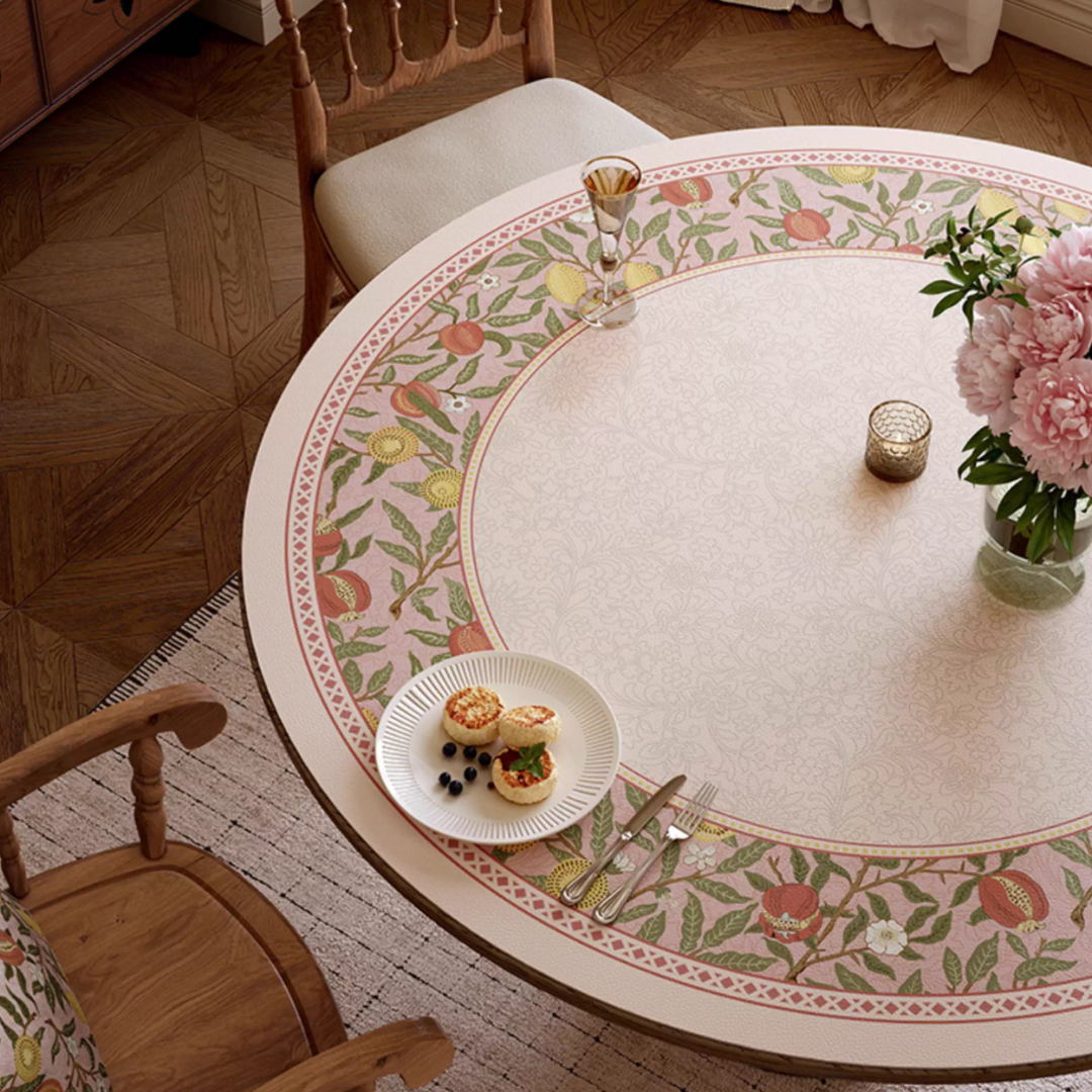 leia garden round table mat