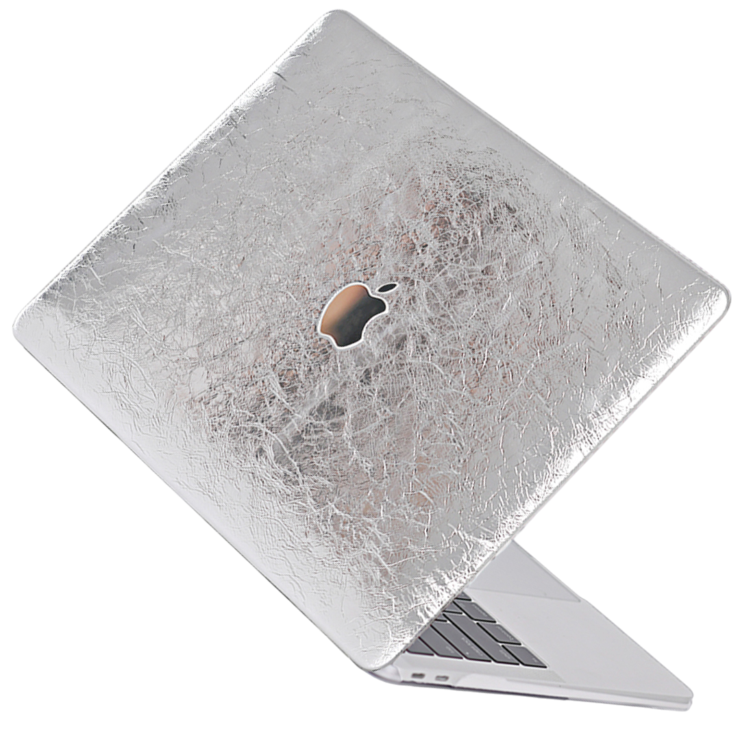 Silver Texture MacBook Case