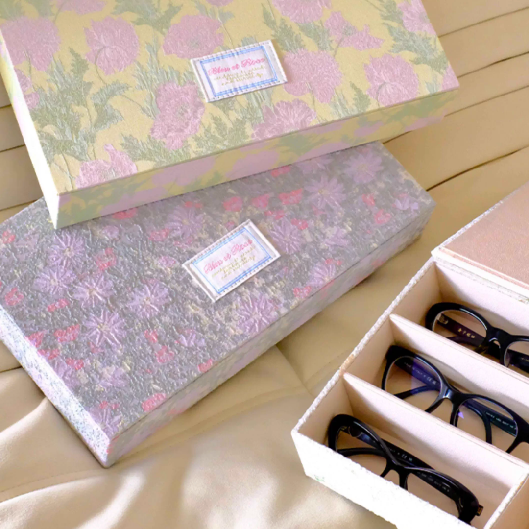flower glass case (3design)