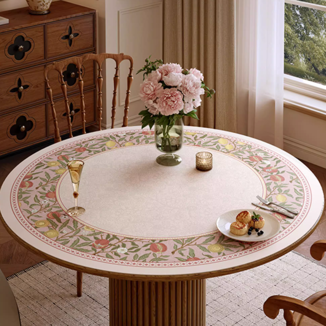 leia garden round table mat