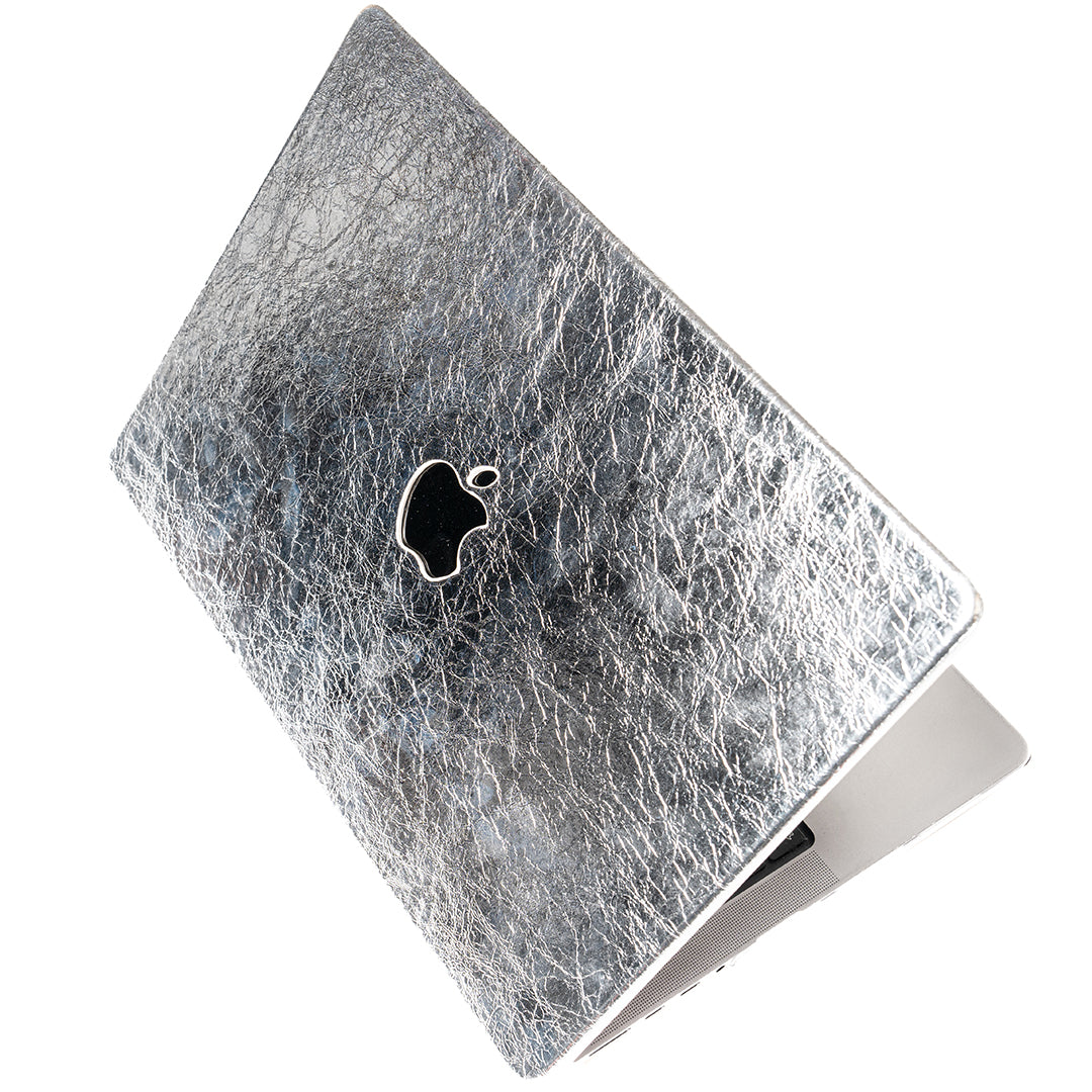Silver Texture MacBook Case