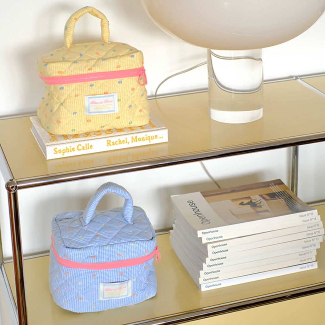 candy quilting bag travel pouch (2color)