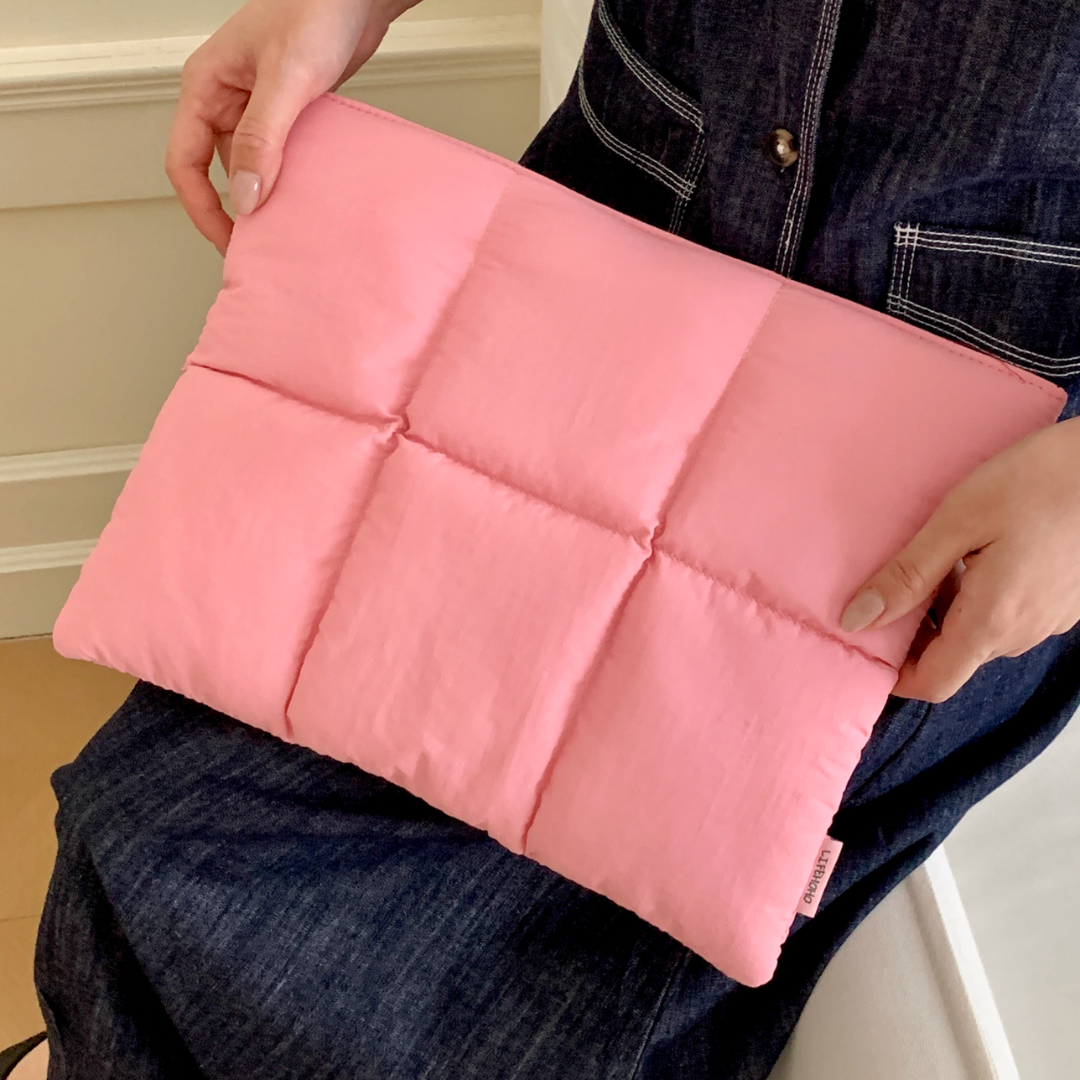pastel pillow mac book bag (4color)