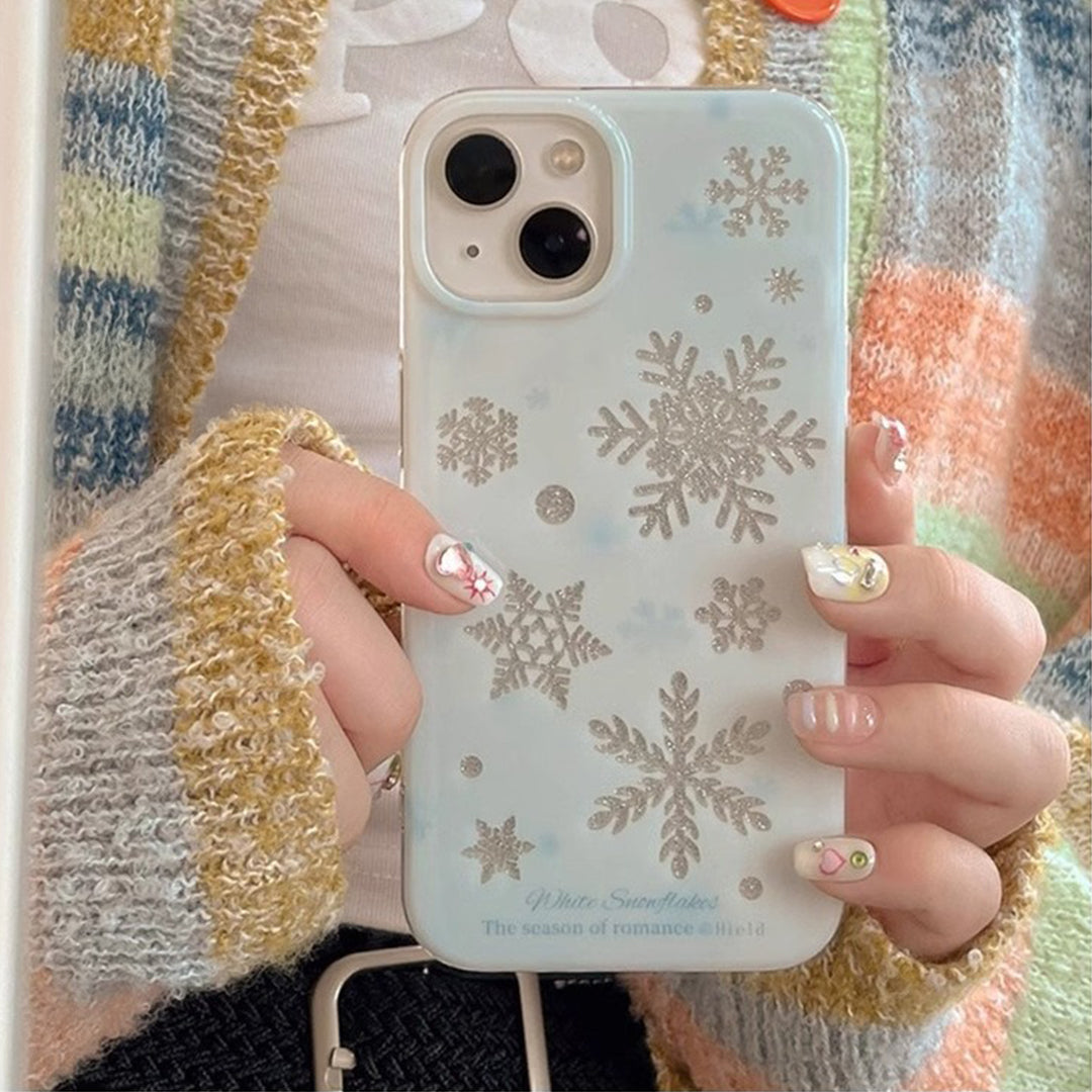 Winter Snowflakes iPhone Case
