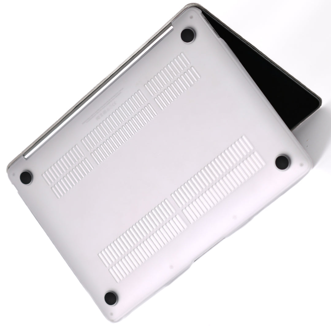 Ivory Leather Style MacBook Cover