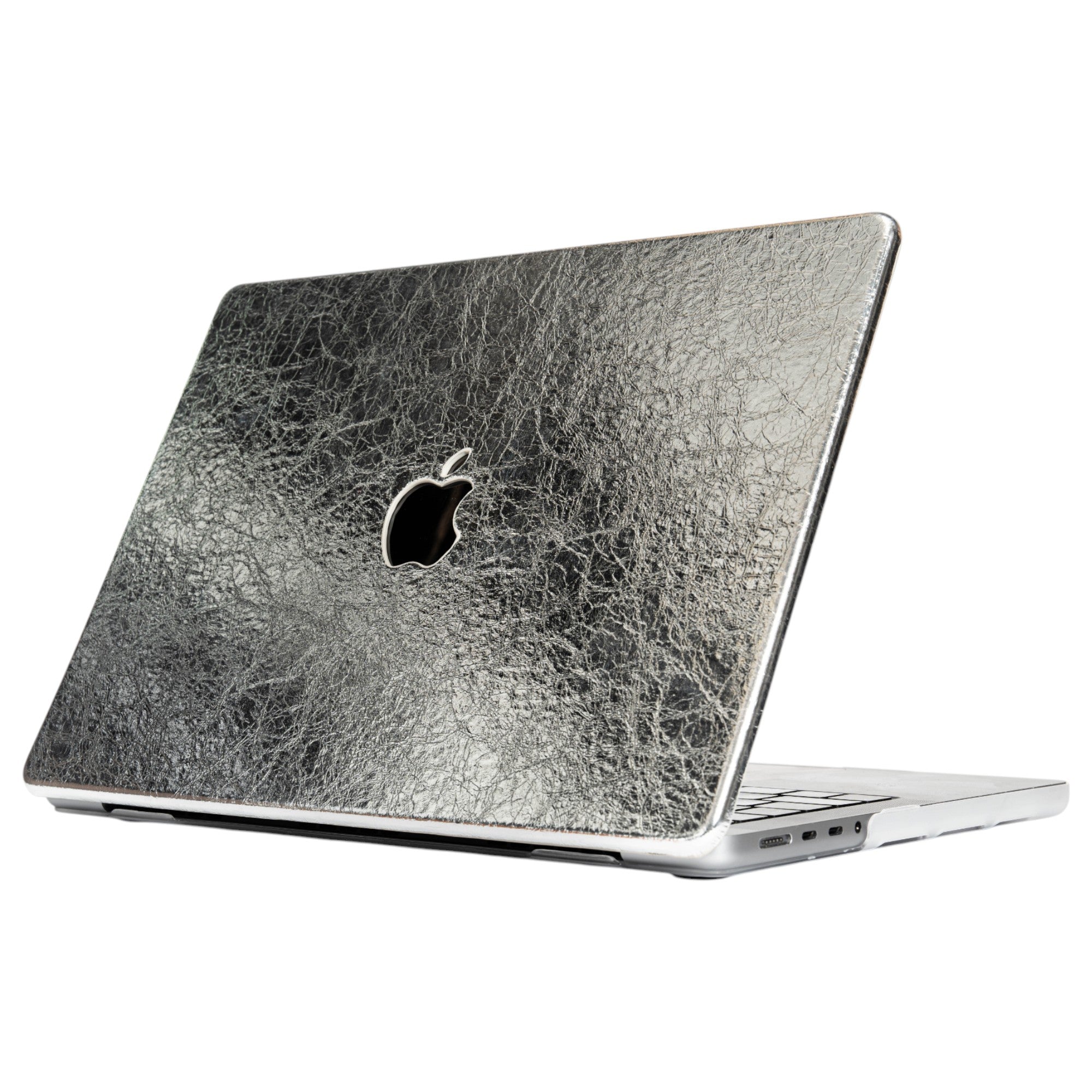 Silver Texture MacBook Case
