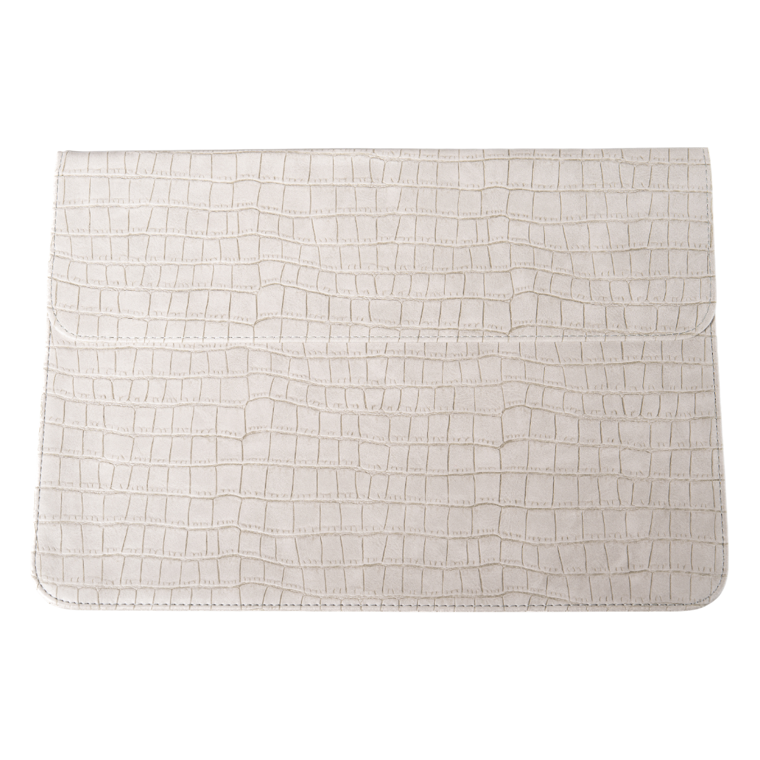 Elegant Croc Sleeve with Built-in Stand (grey)