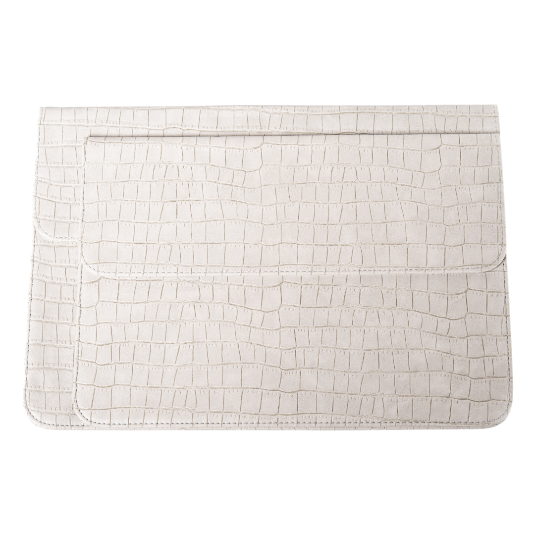 Elegant Croc Sleeve with Built-in Stand (grey)