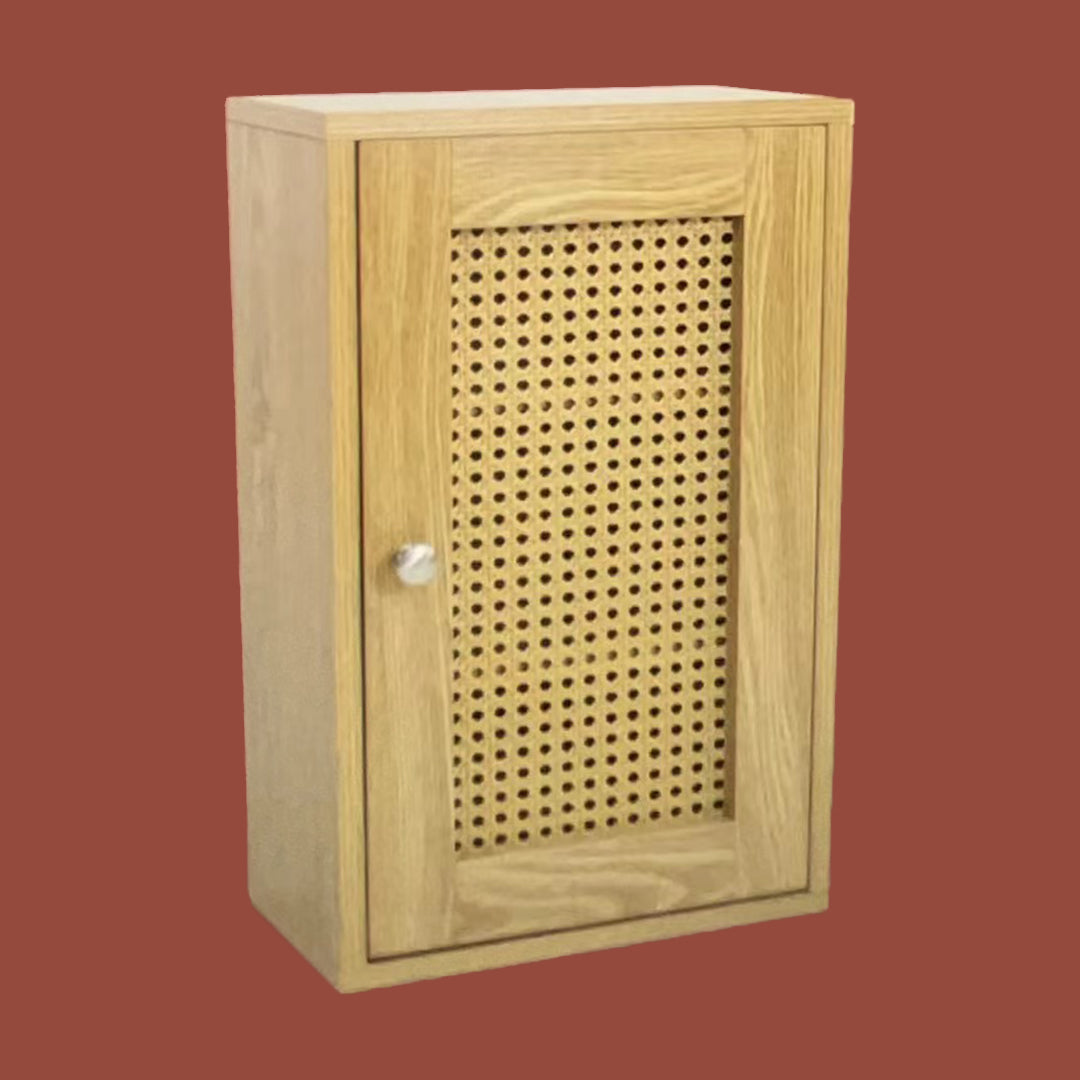 【即納】Cane Weave Rattan Cabinet (2size)