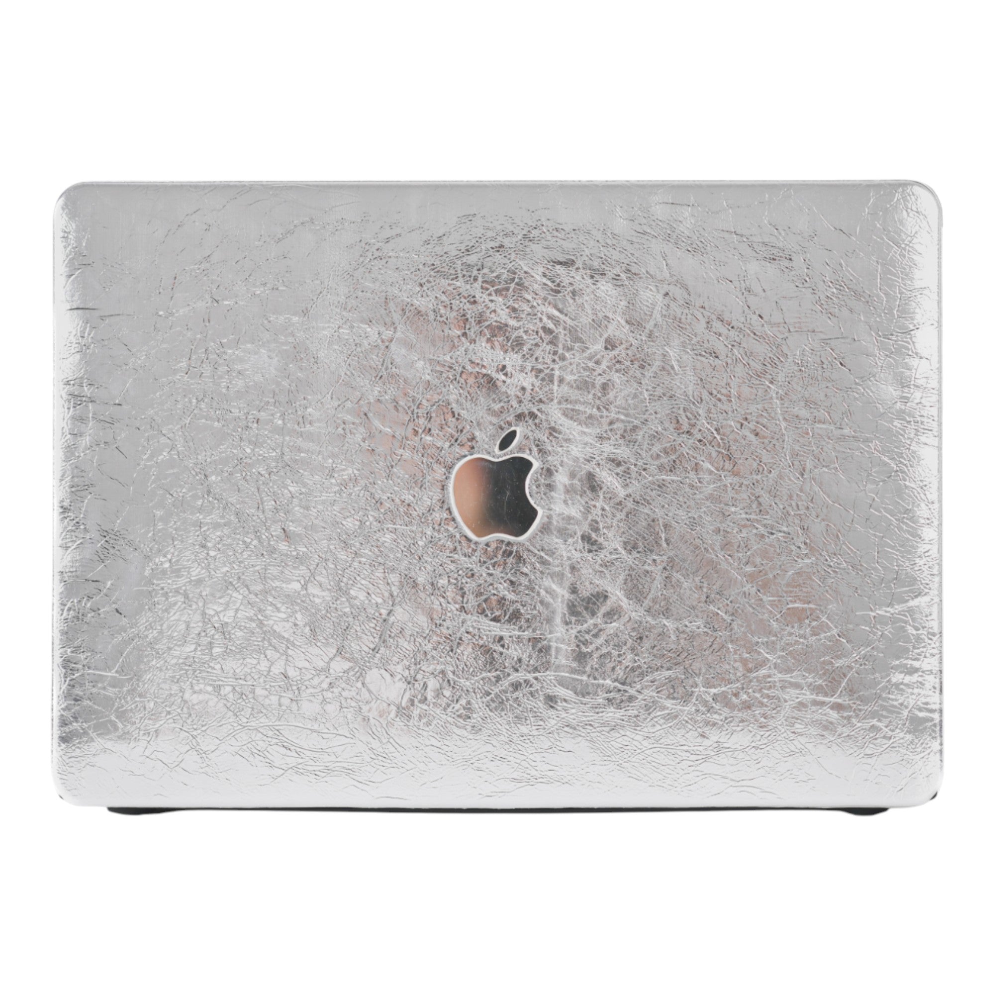 即納】Silver Texture MacBook Case