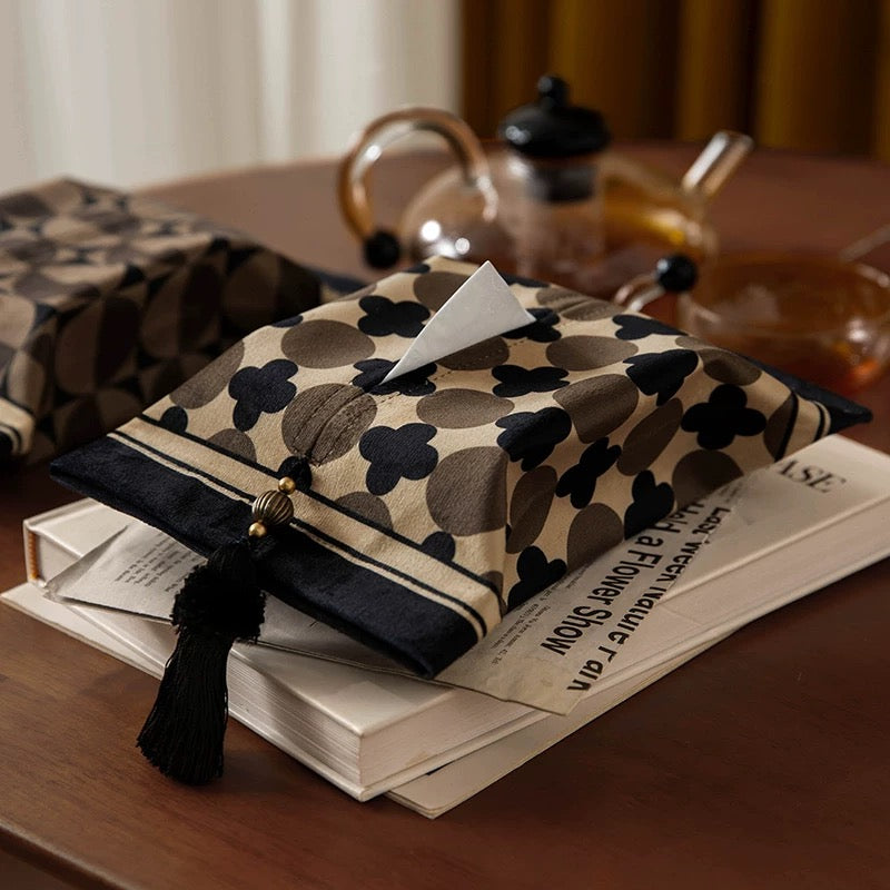 art deco circle tissue case (3design)