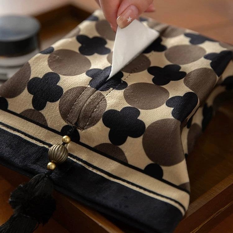 art deco circle tissue case (3design)