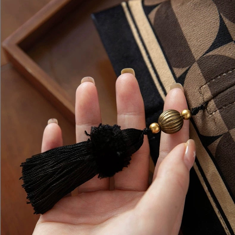 art deco circle tissue case (3design)