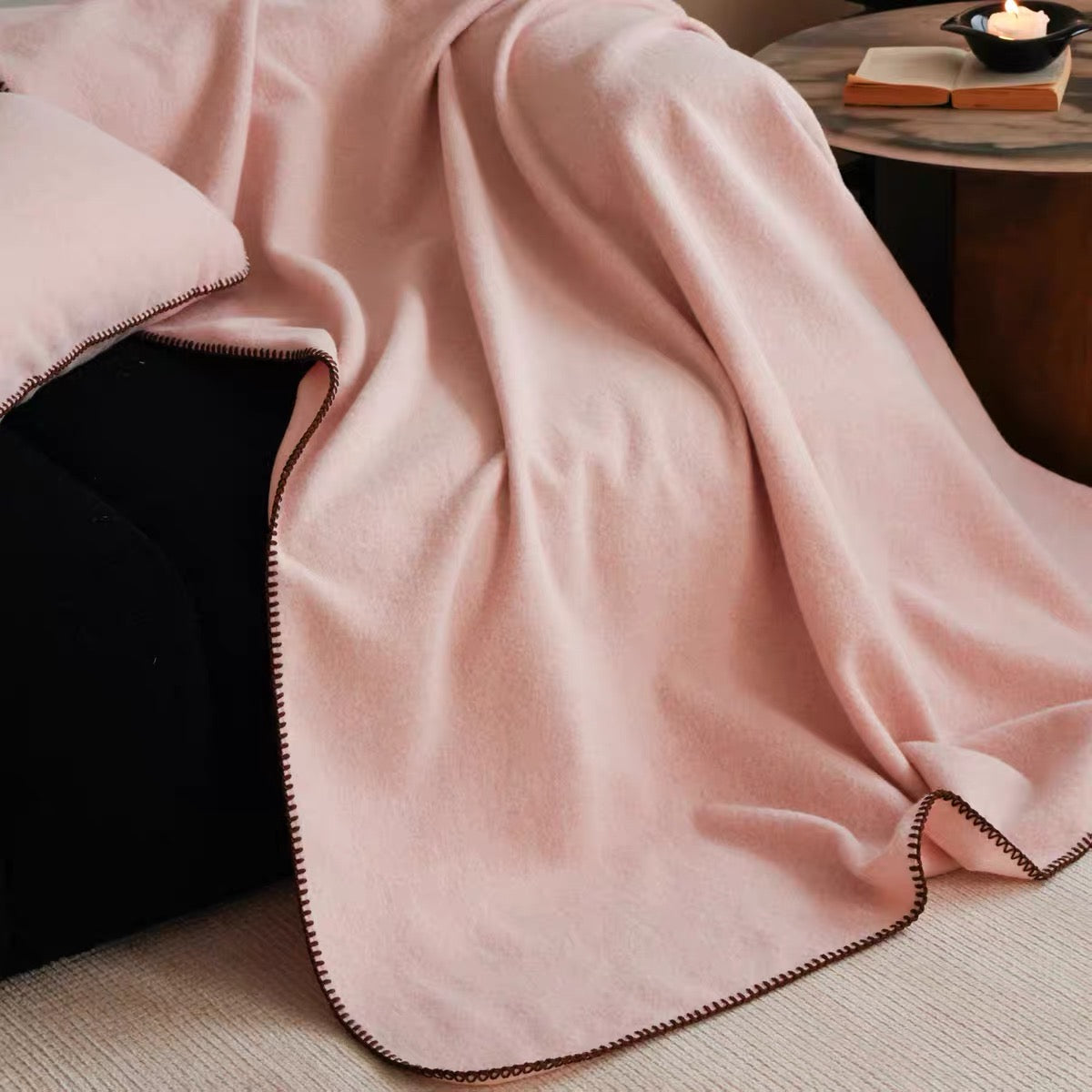 simple cozy stitch blanket (6colors)