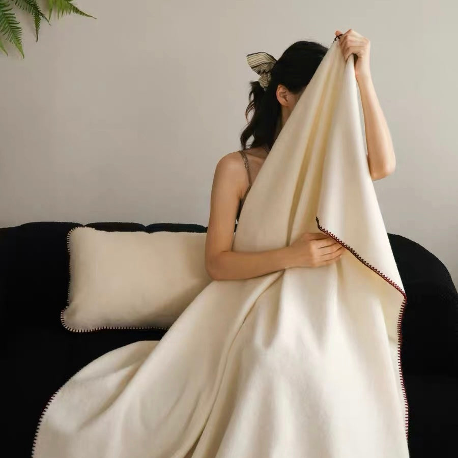 simple cozy stitch blanket (6colors)