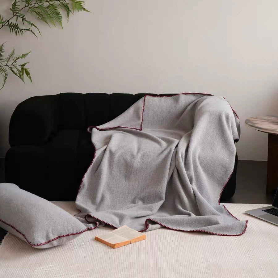 simple cozy stitch blanket (6colors)