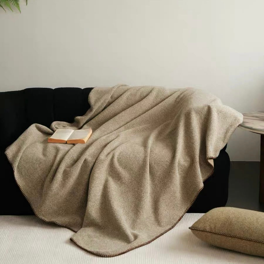 simple cozy stitch blanket (6colors)