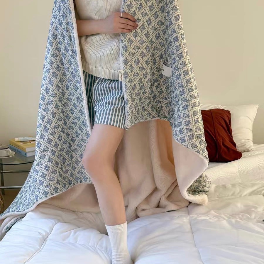 natural organic flower blanket (5design)