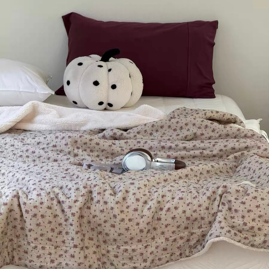 natural organic flower blanket (5design)