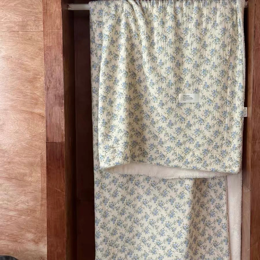 natural organic flower blanket (5design)