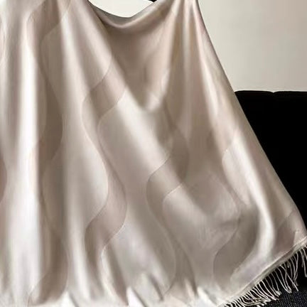 wave fringe blanket (3color)