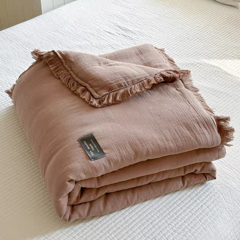 simple tassel quilt (4colors)