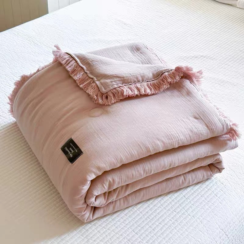 simple tassel quilt (4colors)