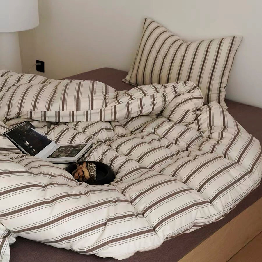 stripe cotton bedlinen set (2colors)
