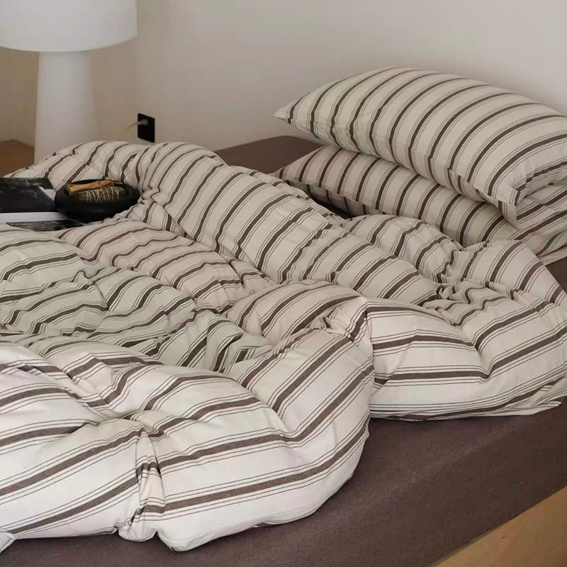 stripe cotton bedlinen set (2colors)