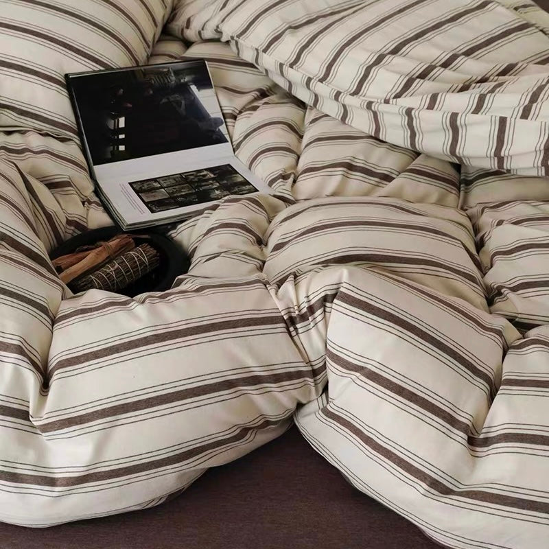 stripe cotton bedlinen set (2colors)