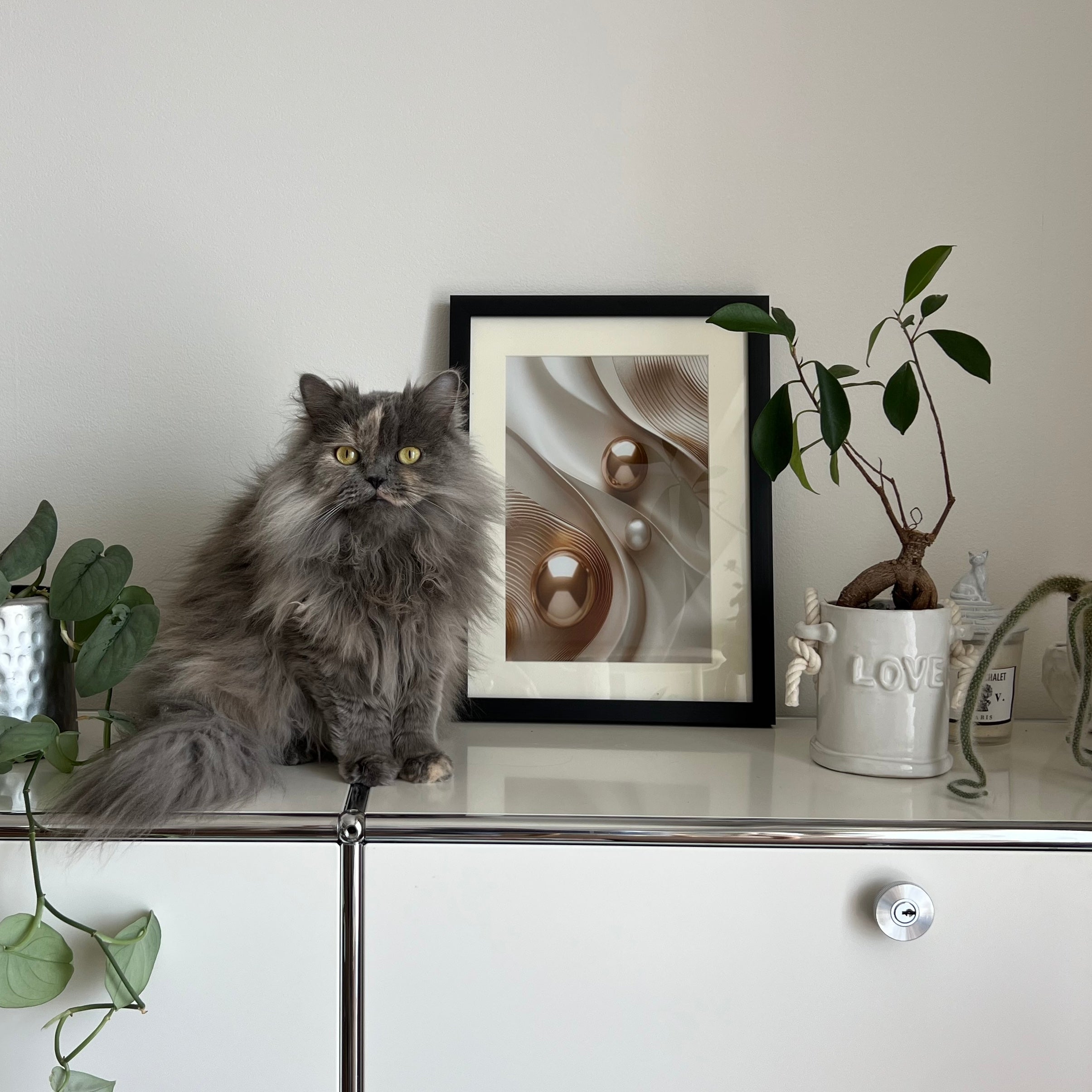 【即納】pearl poster & frame SET (30×40cm)