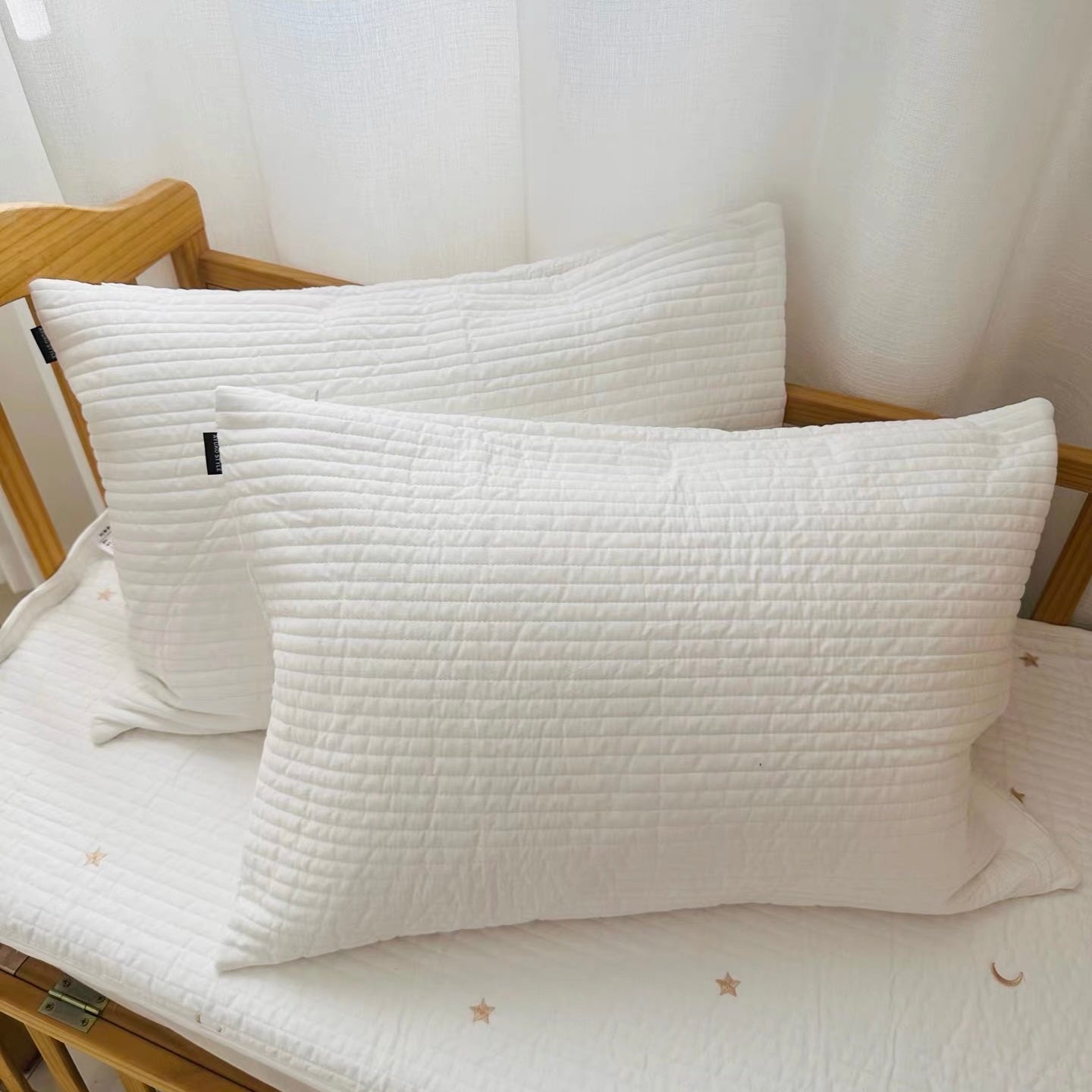 Quilted Cotton pillow sheets (6colors)