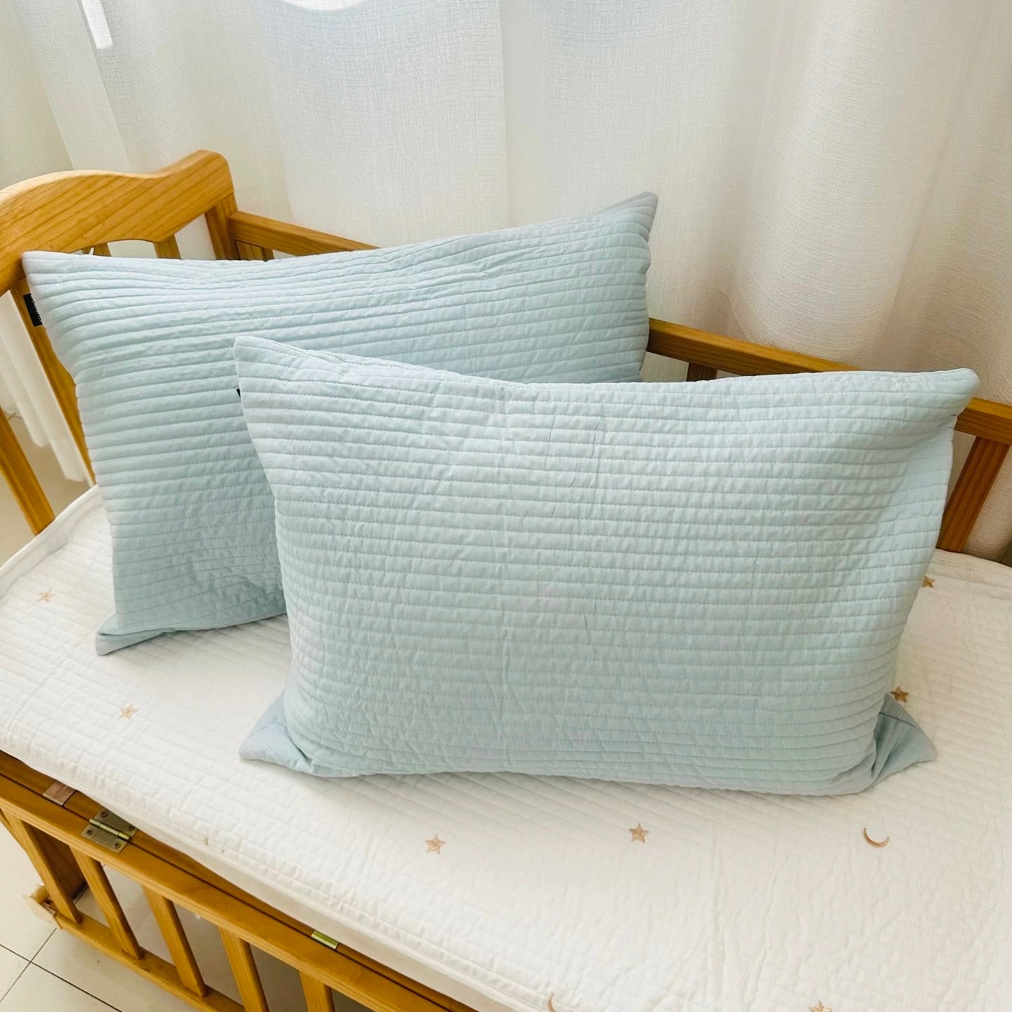 Quilted Cotton pillow sheets (6colors)
