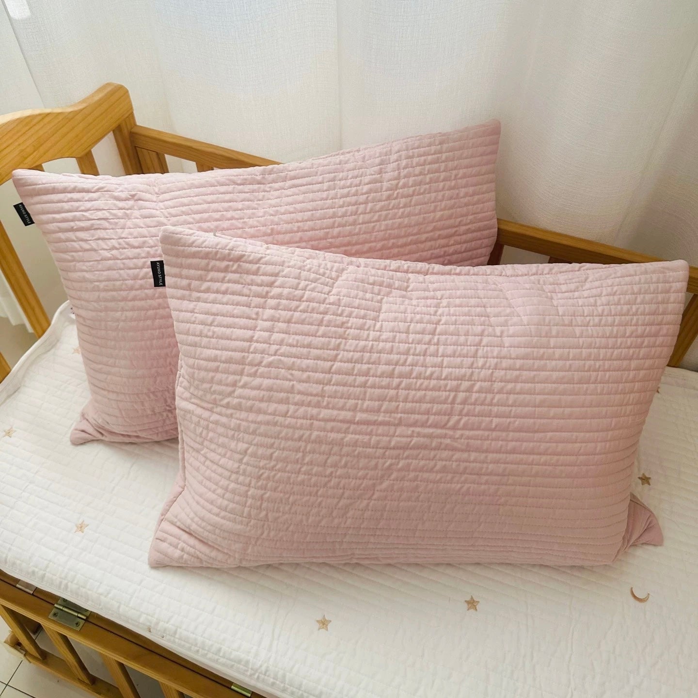 Quilted Cotton pillow sheets (6colors)