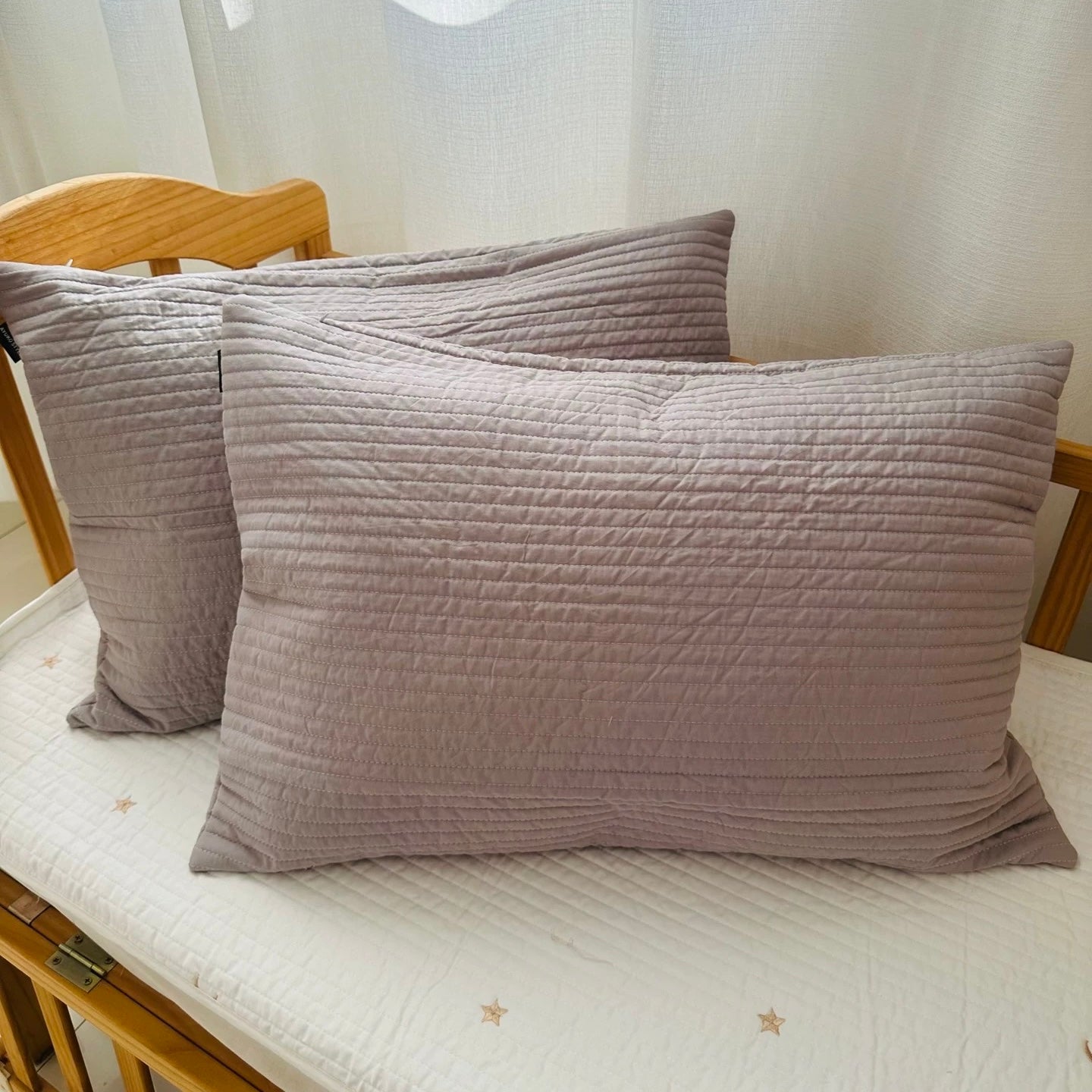 Quilted Cotton pillow sheets (6colors)