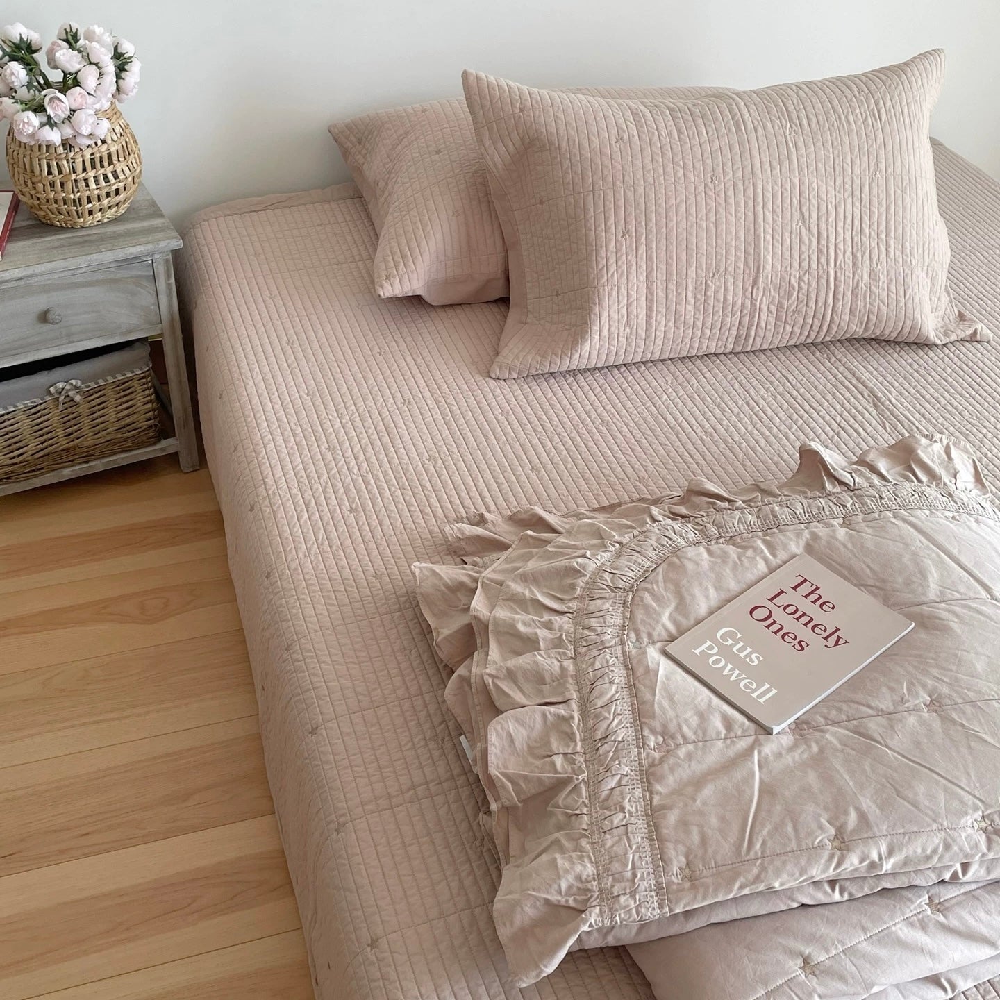 mini star quilt & pillow sheets set (4colors)