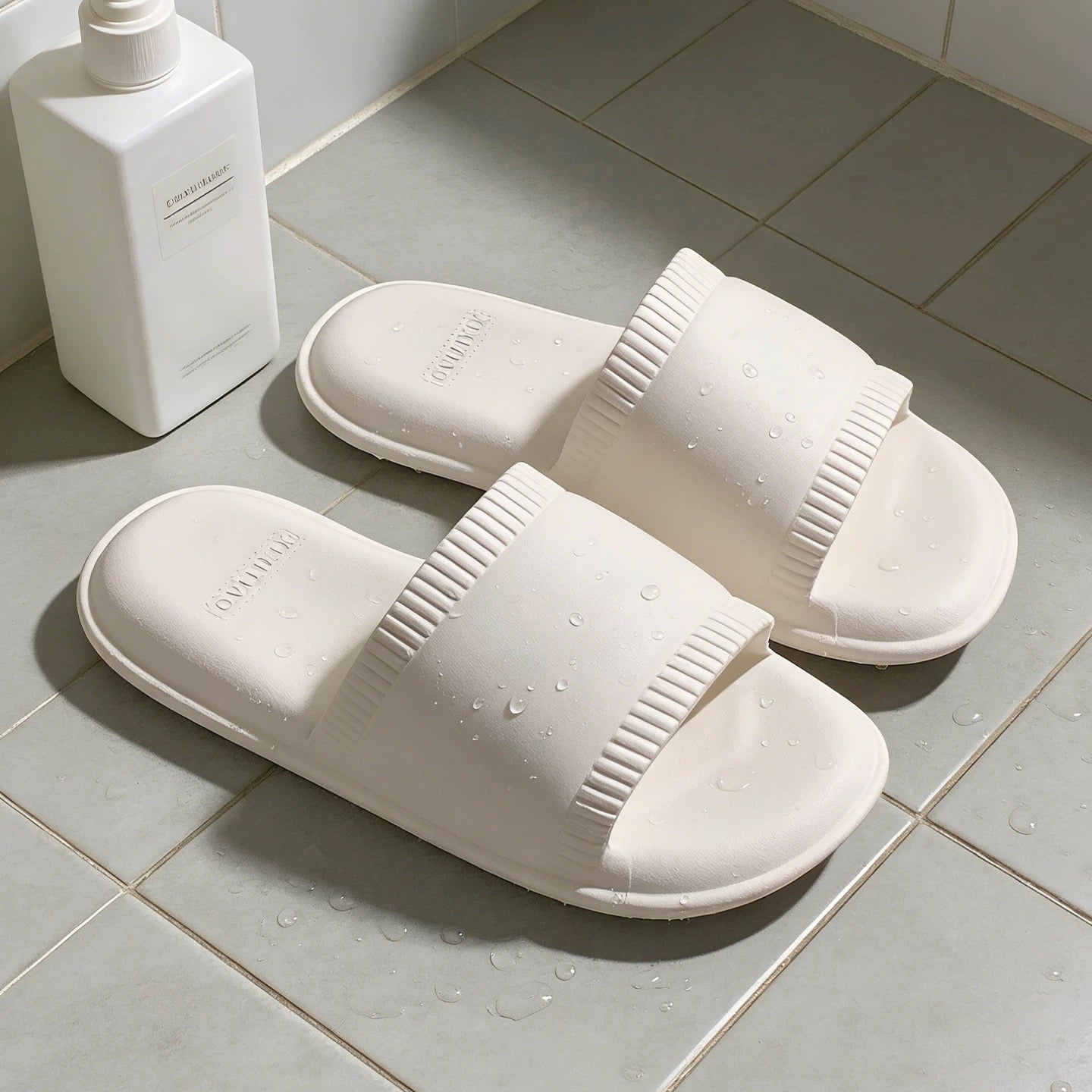 Puffy Wave-Edge room shoes (4colors)