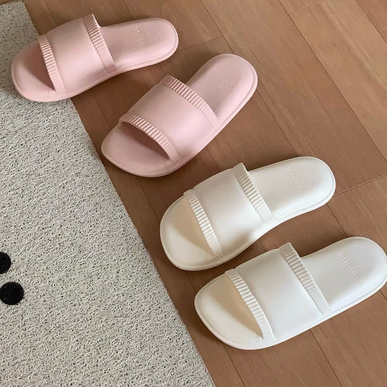 Puffy Wave-Edge room shoes (4colors)