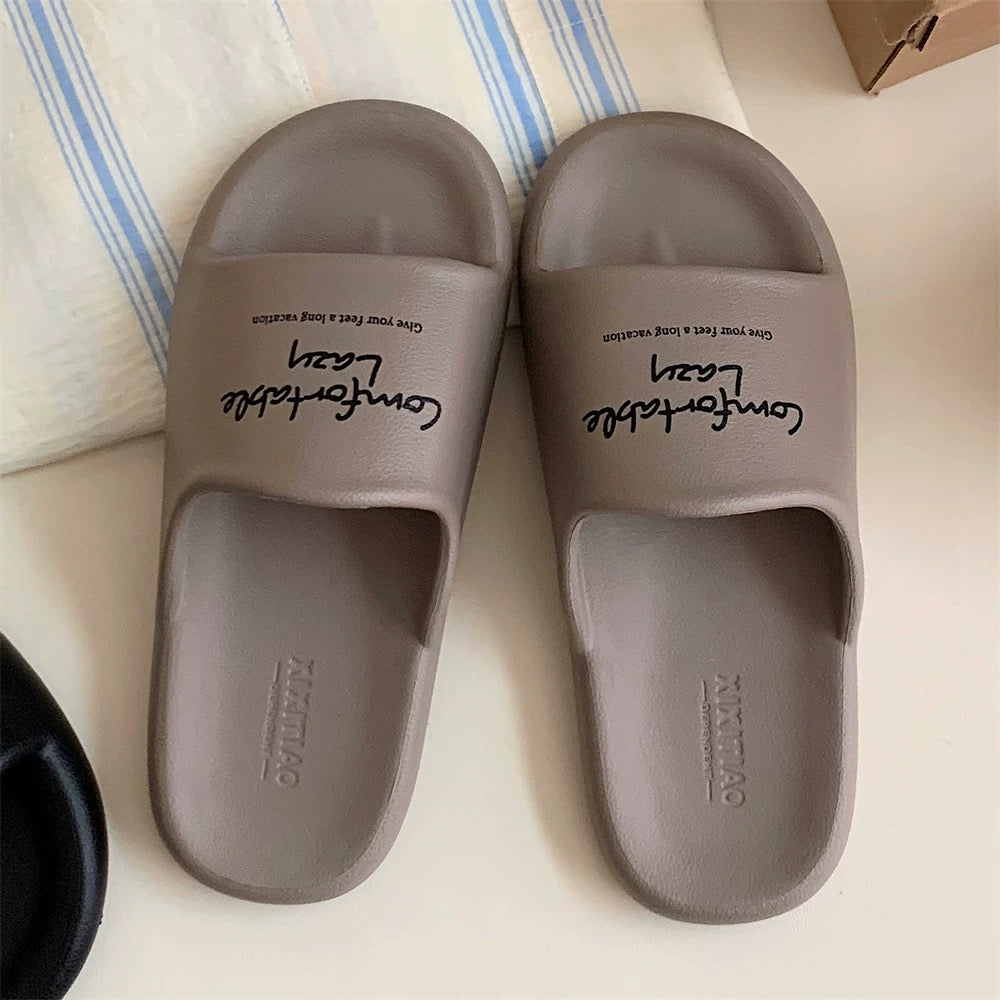 Chic Lettering room shoes (4colors)