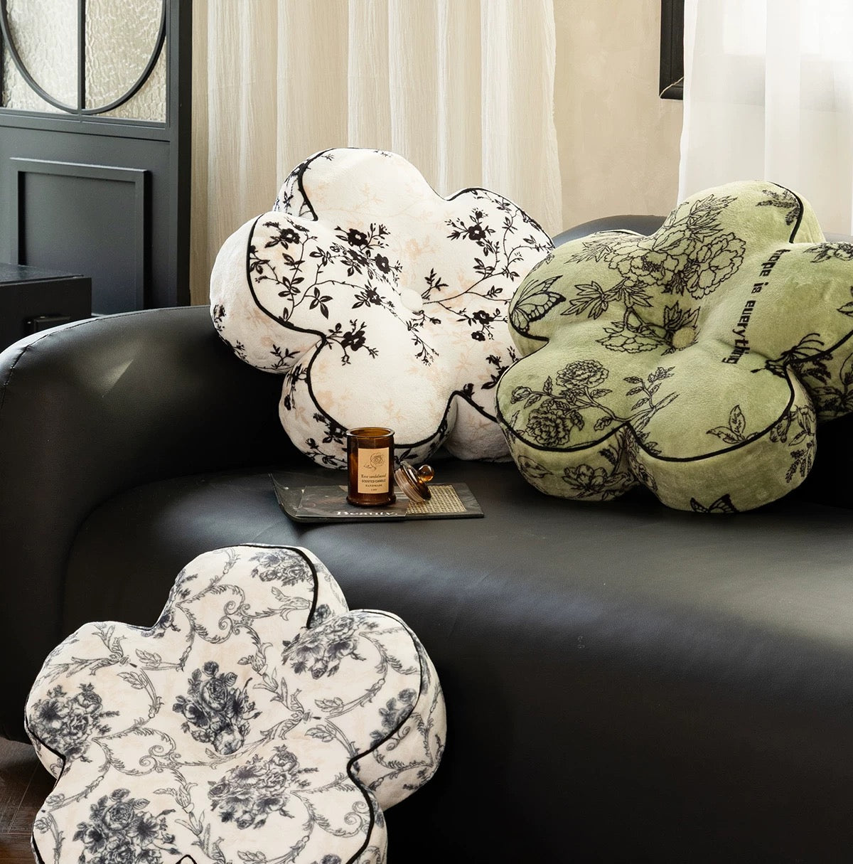 Vintage Floral Blossom cushion (3designs)