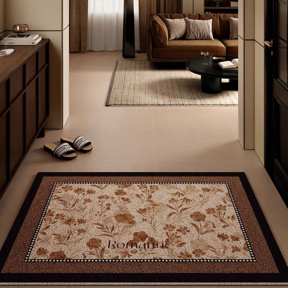 Autumn romantic door mat