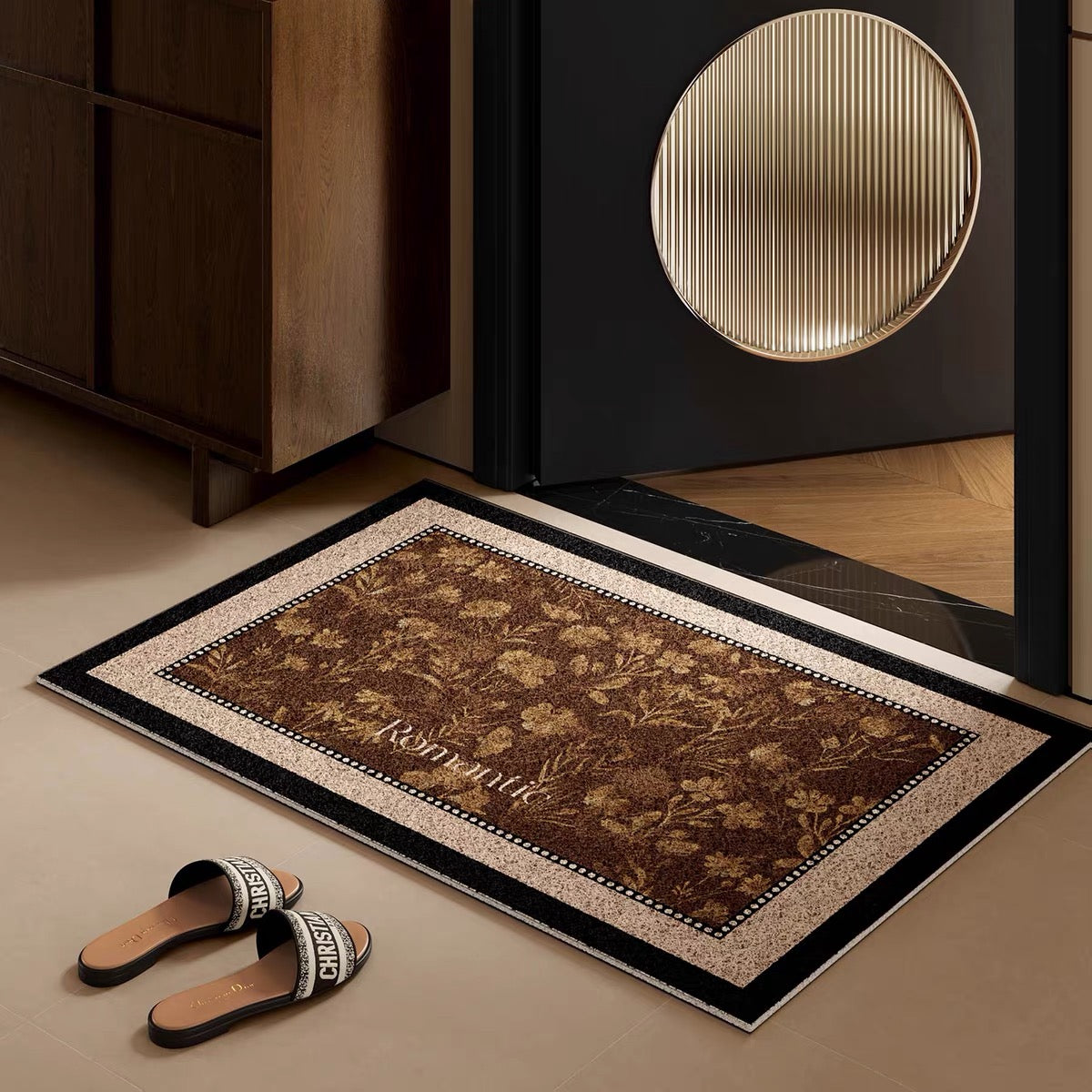 Autumn romantic door mat